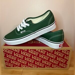 NWB Green Authentic Vans